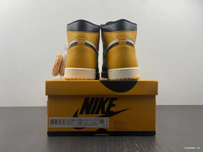 Cheap Kickmax Yellow Air Toe 1 Jordan OG High 555088-711 0516